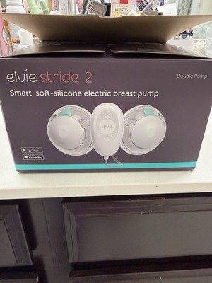 Elvie Stride 2 Smart, Soft-Silicone Double Electric Breast Pump Brand New