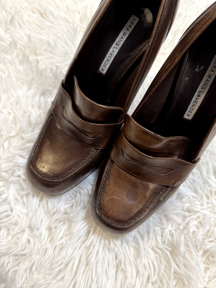 Tacones de aguja de lavanda y2k Vera Wang talla 7, 37,5 mcbling fairy rockstar city Foto 4 de 4