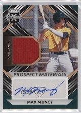 2022 Panini Elite Extra Edition Prospect Materials Signatures Max Muncy Auto 0c2