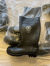 Safety Wellington Boots Style SF43 Black - Various Sizes