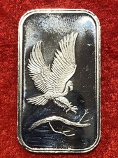 1 oz SilverTowne Eagle Bar .999 Fine 99.95 per troy oz