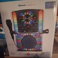 DEAL  NEW Singing Machine Classic Series Karaoke System Bluetooth  Lights CD G