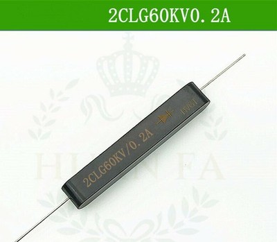 1pc. High voltage silicone stack 2CLG60KV0.2A high voltage diode 200mA 60KV 100nS