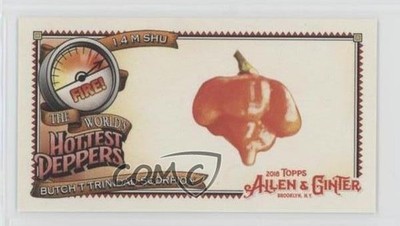2018 Allen & Ginter World's Hottest Peppers Minis Butch T Trinidad Scorpion 0d2