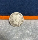 (#101905) Barber Quarter: 1899.     VG+