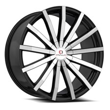 18x8 Cavallo CLV-52 Gloss Black & Machined Wheel 5x112/5x4.5 (35mm)