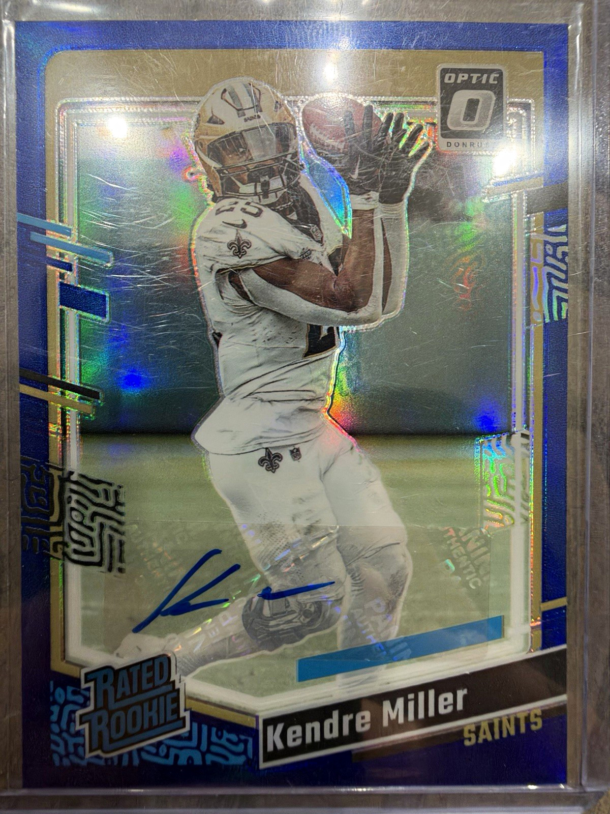 Kendre Miller Panini Donruss Optic #284 Autograph Blue