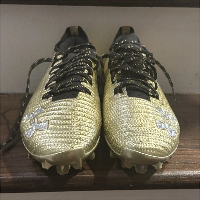 Under armour Medium Width (D, M) Gold Football Shoes & Cleats for