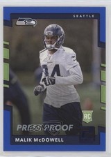 2017 Panini Donruss Rookies Press Proof Blue Malik McDowell #389 03rx