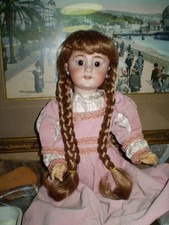 EXCEPTIONNELLE ET RAVISSANTE poupée ancienne Dep tête Jumeau tout d