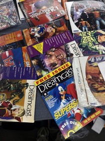 Sega Dreamcast Insert Only Manuals Bundle Lot