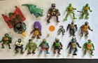 Lot of 19 Vintage 1980s Teenage Mutant Ninja Turtles Figures  & Accessories