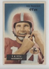 1955 Bowman YA Tittle #72 HOF 1q7