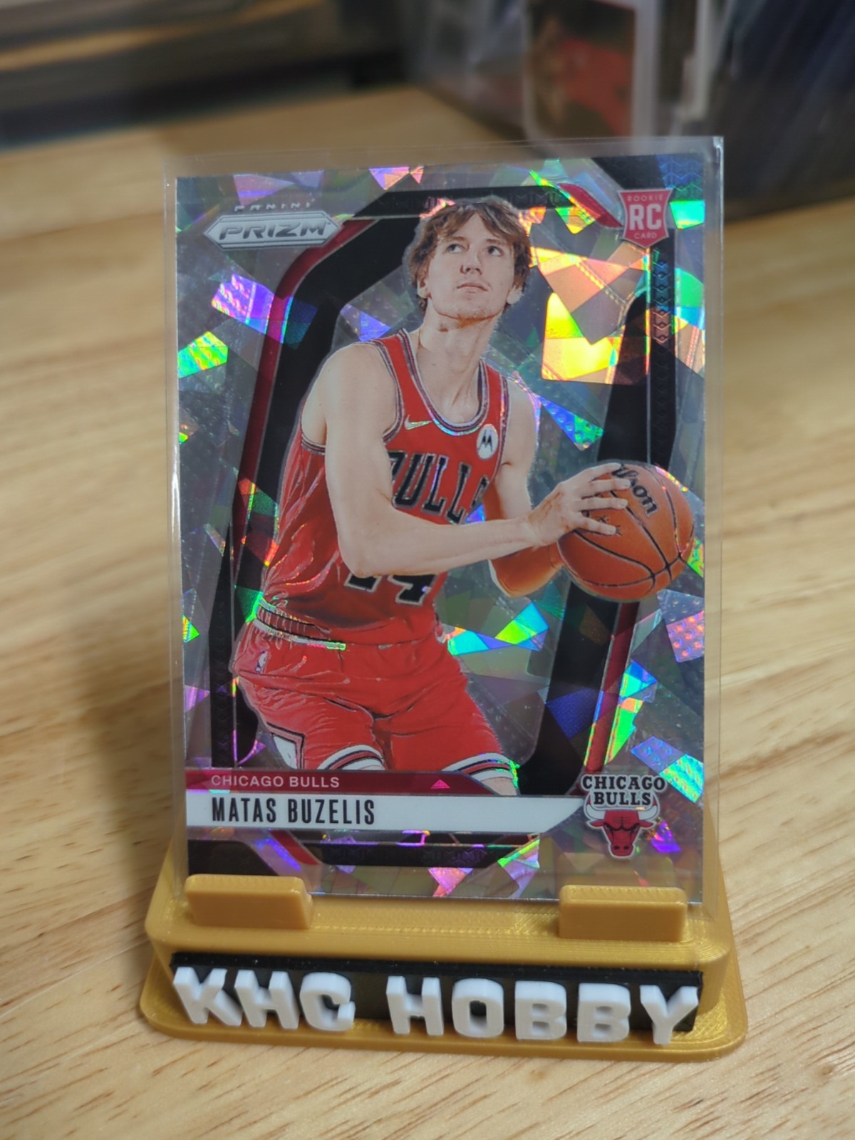 2024-25 Panini Prizm - Matas Buzelis #252 Ice Prizm (RC) Chicago Bulls