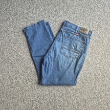 Wrangler Athletic Fit Mens Blue Jeans Good Condition W38 L28