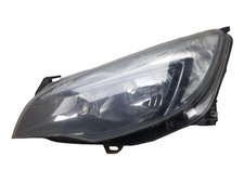 VAUXHALL ASTRA J Headlight Lamp Near Side Left Halogen Black 2012 RHD