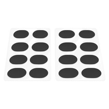 2X(16 Stck. Alt/Tenorsaxophon Klarinette Mundstück Patches Polster Kissen, 0,8 mm3588