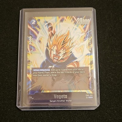 Dragon Ball Super Vegeta UCR Foil Alternative Art Battle 20000 Power FB05-039