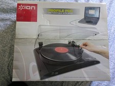 ION Profile Pro Turntable With Input USB and RCA Out