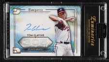 2024 Luminaries Masters of the Mound Relics 14/25 Tom Glavine Auto HOF 0e2x