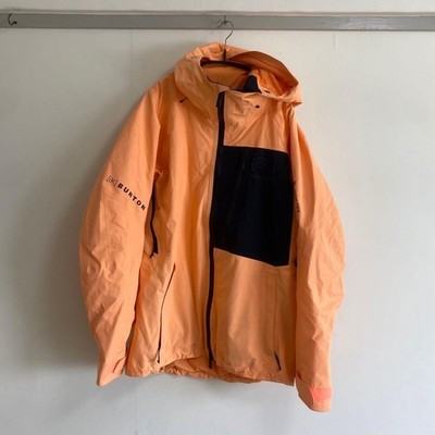 Burton [ak] GORE-TEX Snowboard Jacket Men's Size M Orange Used