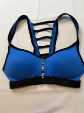 PINK Victoria's Secret Ultimate Push Up Front Zip Racerback Sports Bra XS