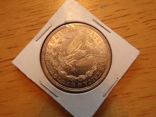 1921 p Morgan Dollar, uncirculated. small amount of toning.