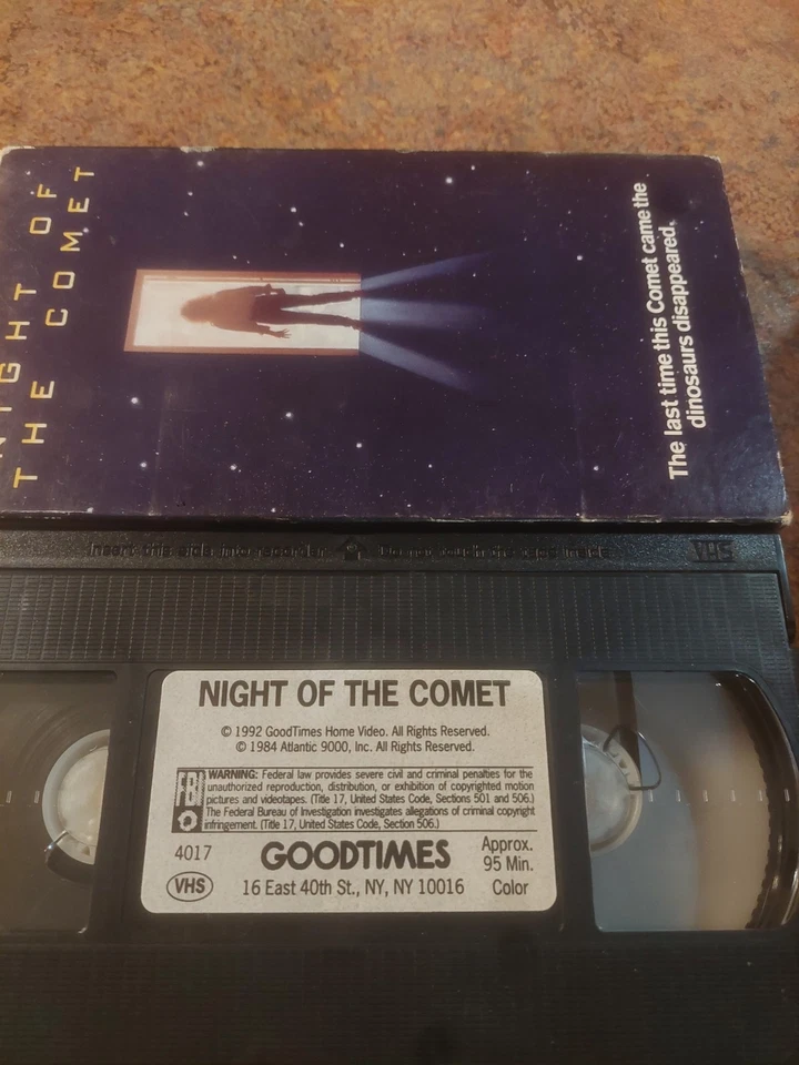 Night of the Comet VHS Good Times Home Video 1984 Used - Image 4 of 4