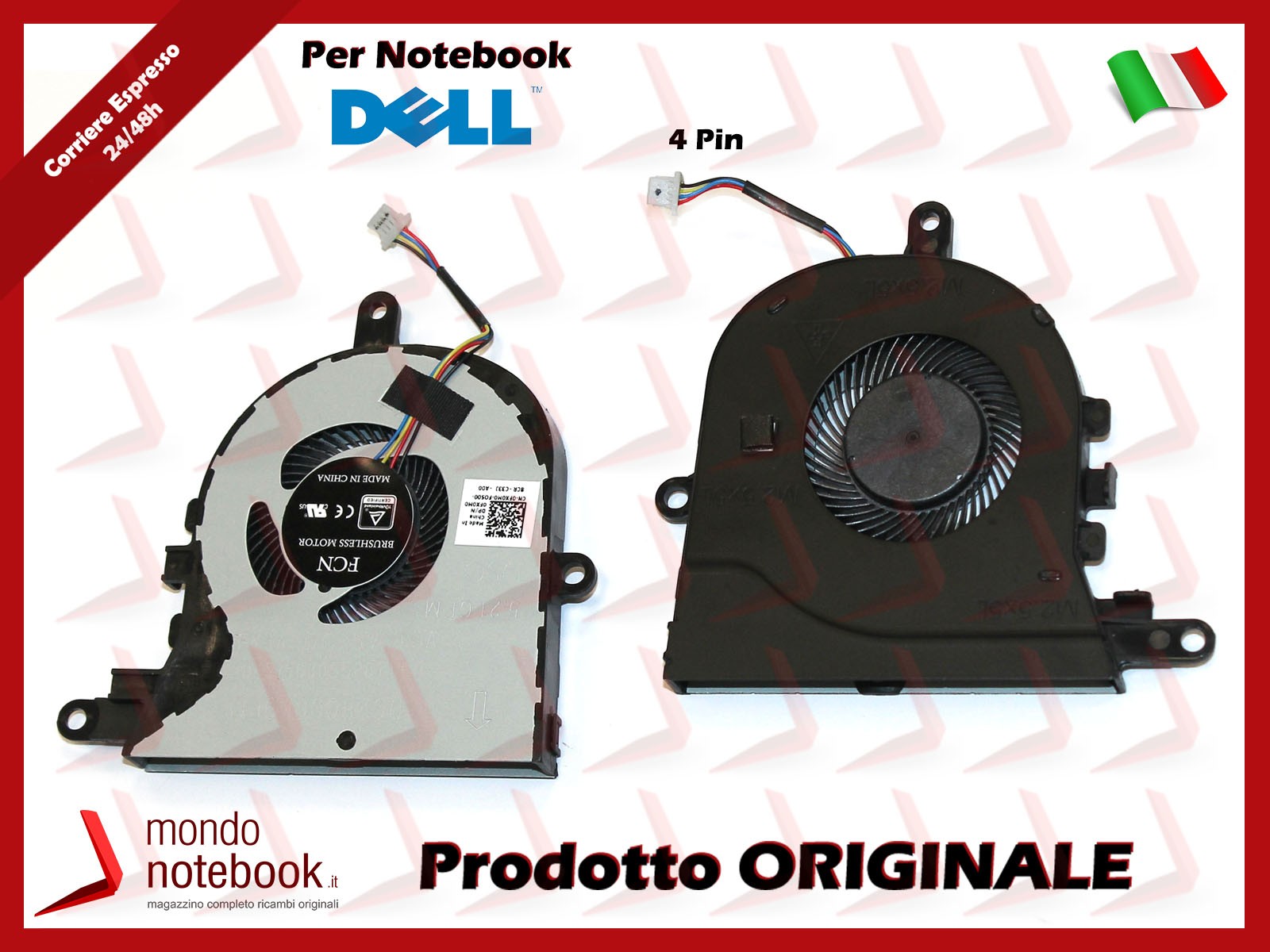 Ds Fan Cpu Dell Inspiron 5770 Latitude 3590 Vostro 3580 - Fx0m0 - Npfw6