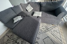 Modern Grey Corner Sofa w/ Chaise - Open to PRICING NEGOTIATIONS - Contact me 💬