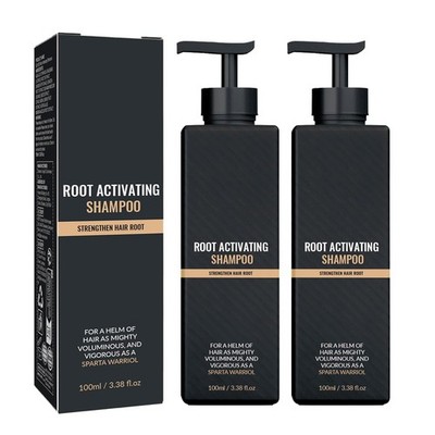 2 PCS Root Activator Shampoo, Hair Regrowth Root Activator Shampoo, Natural Form