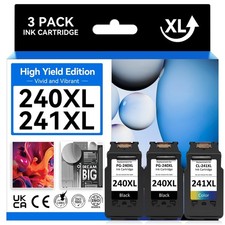 PG-240XL CL-241XL Ink Cartridges for Canon Pixma MX452 MG3620 MG3520 MG3222 Lot
