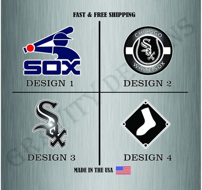 #ad CHICAGO WHITE SOX BASEBALL MLB LOGO VINYL STICKER DECAL CAR TRUCK WATER RESIST $4.14