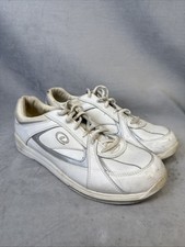 Dexter Verbe Bowling Shoes Womens Size 11 M Slide Rite Soles Non Marking White