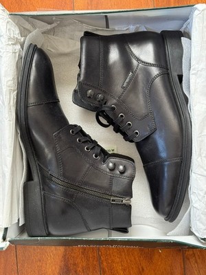 New MEPHISTO KOLBY black leather boots US Men 9.5 Fits like 10, Made in Portugal