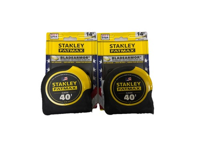 #ad 40#x27; Stanley Fatmax Tape Measure # 33 740 2 PACK $82.99