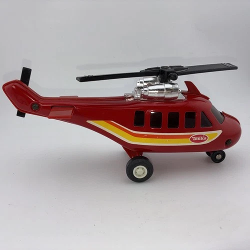 VTG Tonka Helicopter Red 8” Japan Pressed Steel #945 Toy Decor Collectible 1978