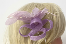 Small Looped Fascinator on Clip & Headband Wedding Ladies Day Royal Ascot Races