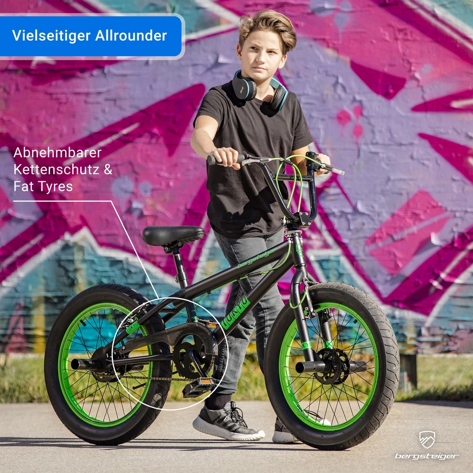 20 Zoll BMX Bergsteiger Tokyo Fat Bike 360°-Rotor-System Freestyle inkl. Pegs - Bild 2 von 4