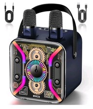Karaoke Machine for Adults with Two Karaoke Microphone Wireless, PA System...
