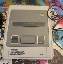 Super Nintendo Entertainment System (SNES) Console | 1 Controller All Leads PAL