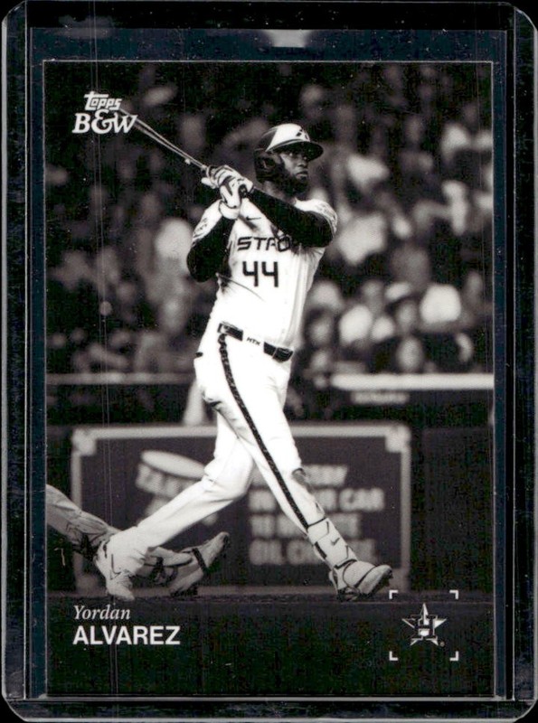 2025 Topps Black and White Yordan Alvarez #101 Astros