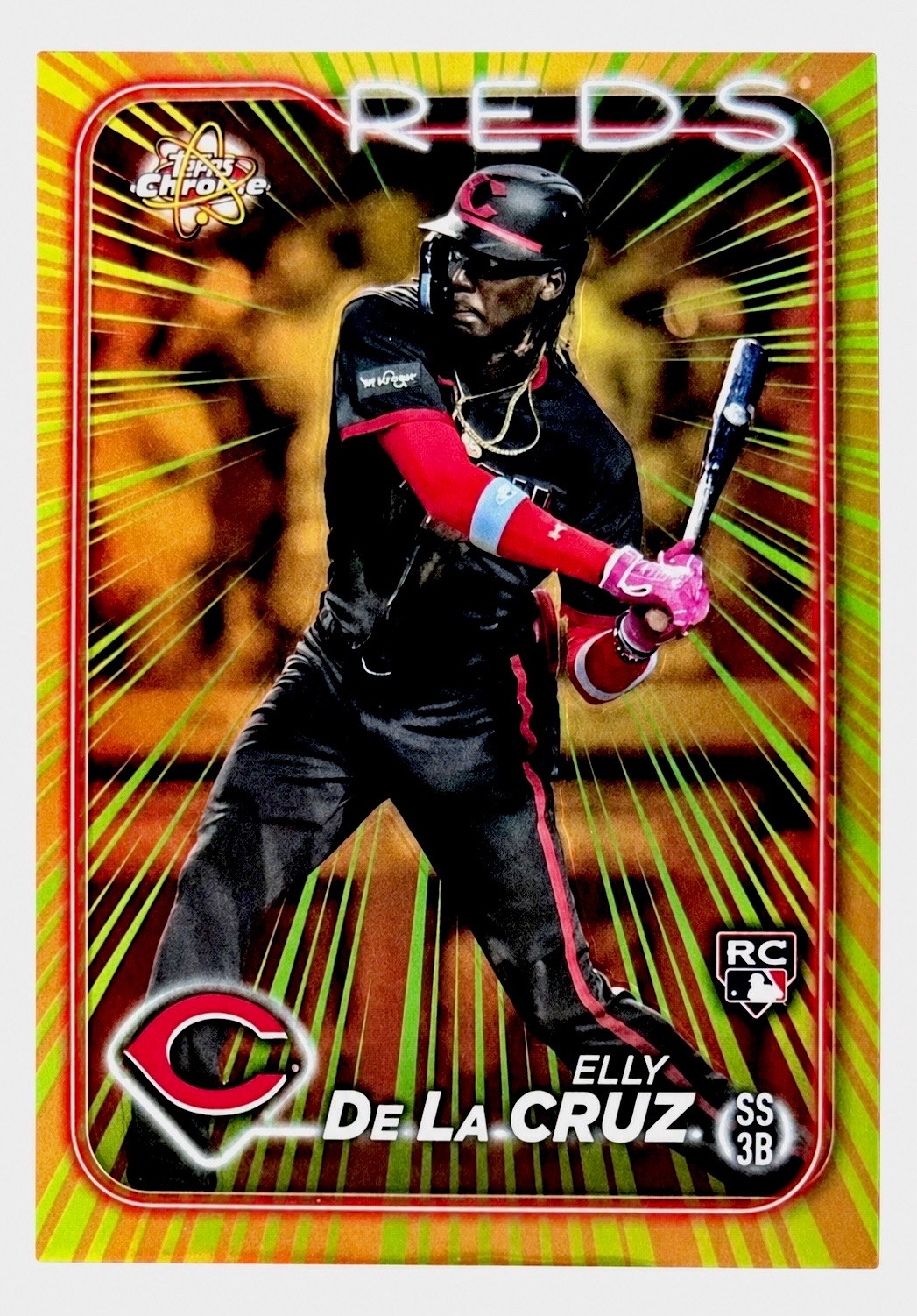 💥💎Value🔥2024 Topps Chrome Radiating Rookies Elly De La Cruz Chase Pack💣💎💥