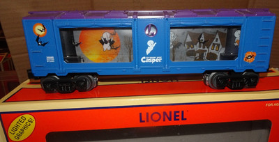 LIONEL 6-36888  CASPER HALLOWEEN AQUARIUM CAR  O GAUGE GHOST OPERATING & LIGHTED
