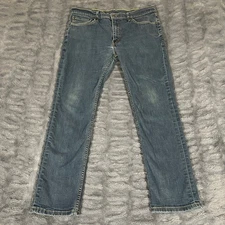 Levi Strauss Co 511 Mens Jeans W36 L30 Slim Fit Blue Denim Pants