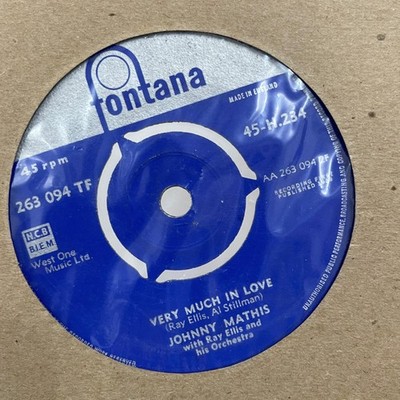 Johnny Mathis You Are Beautiful 7'' 45 RPM Vinyl Single Fontana UK 1960s