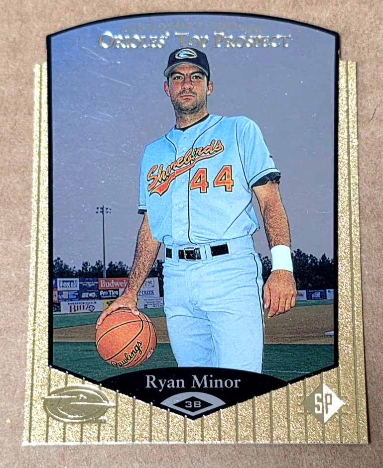 1998 SP Top Prospects President's Edition #25 Ryan Minor /10 Made Shorebirds