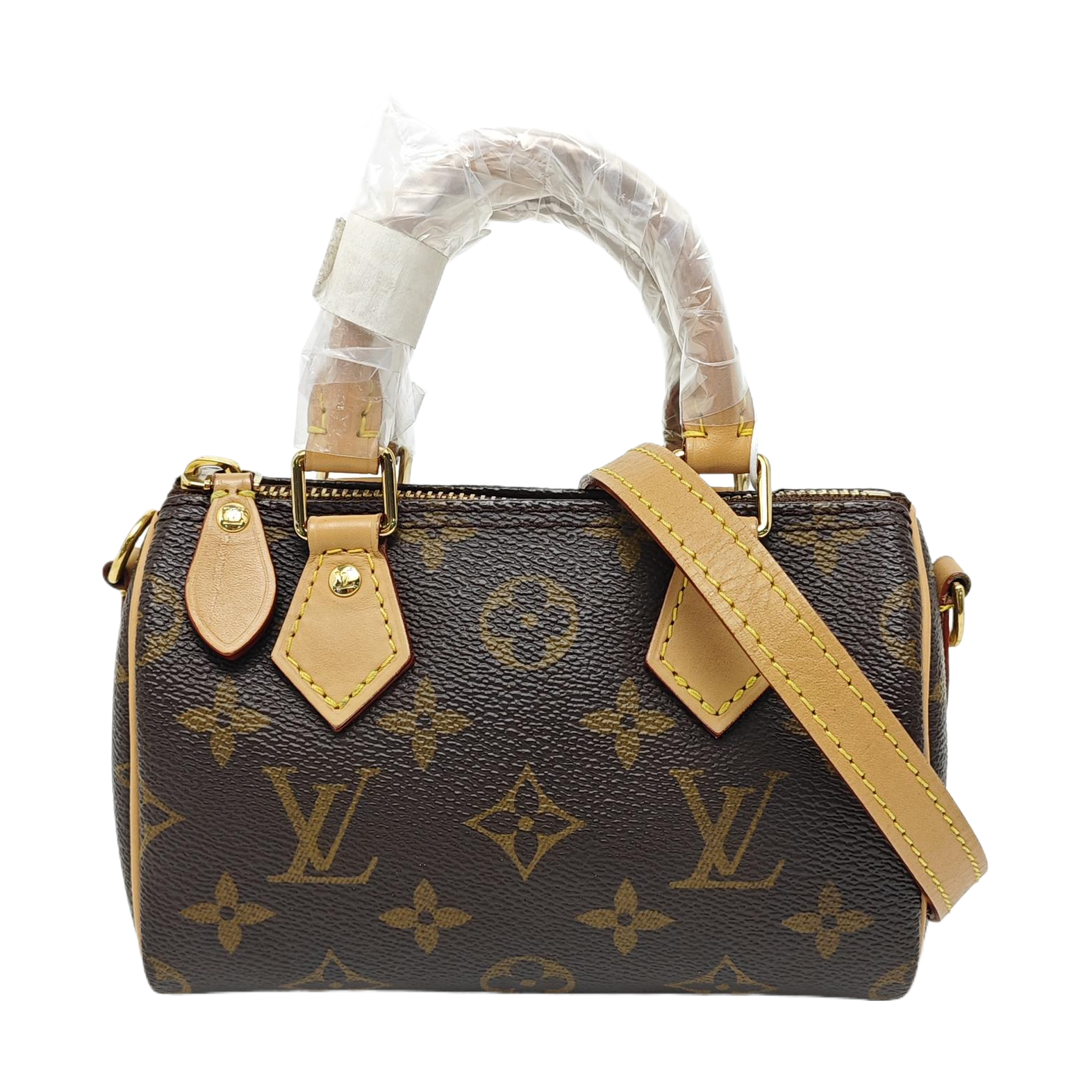 Louis Vuitton Nano Speedy 'Brown Monogram Canvas' Women#QY0WZ