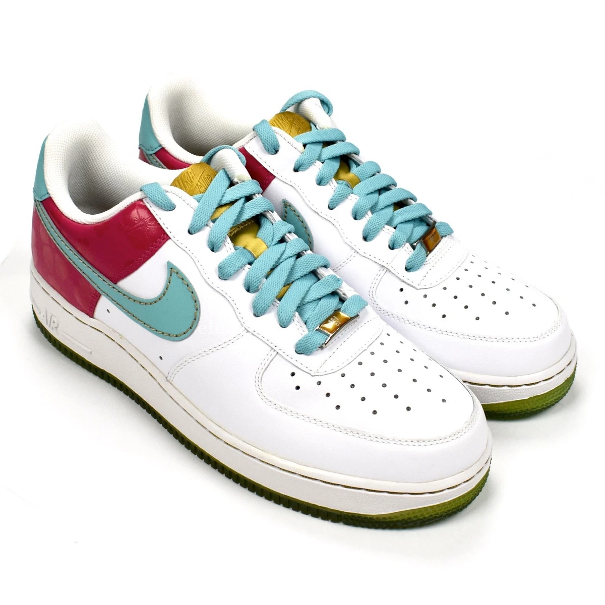NWT Nike Air Force 1 07 South Beach White Floral Pink Men s 9.5