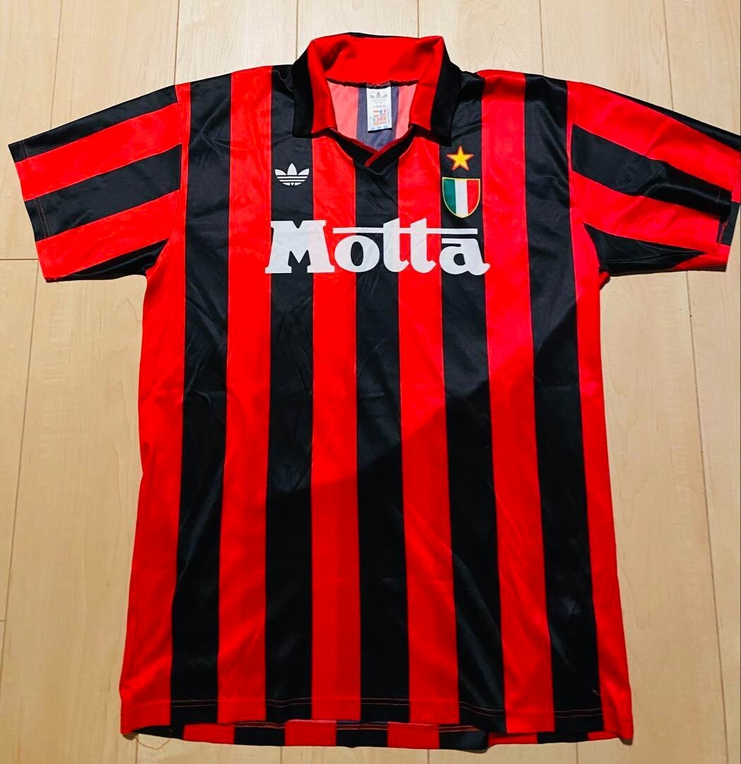 AC Milan 1992 1993 L jersey Football Shirt Maglia Adidas Van